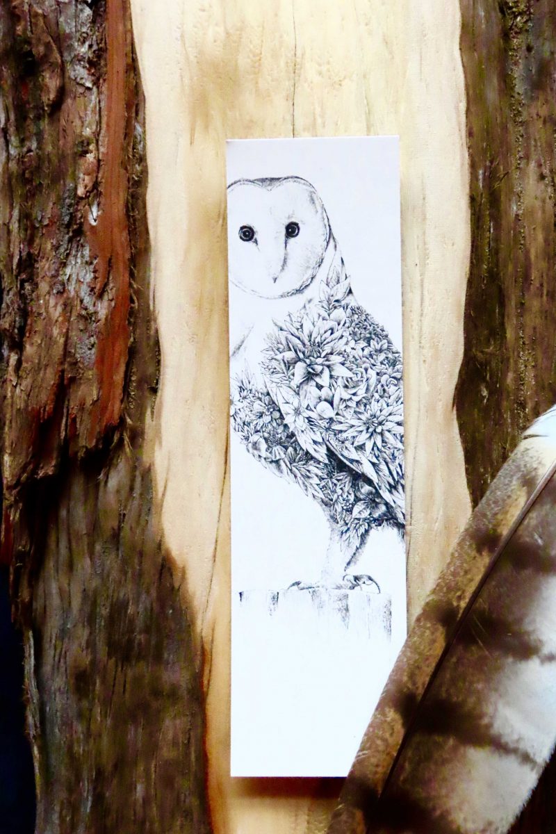 Barn Owl Bookmark