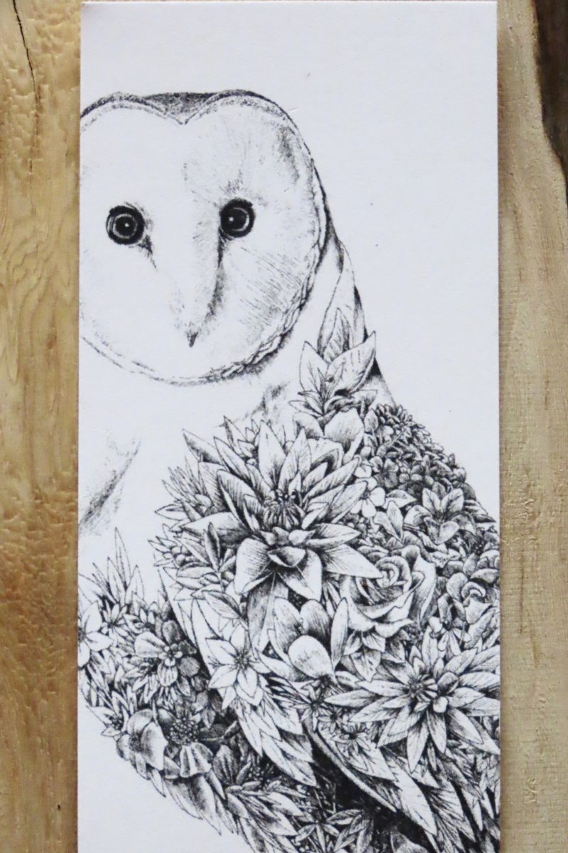 Barn Owl Bookmark