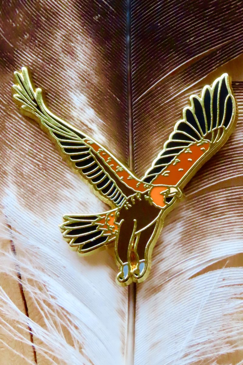 Wedge-Tailed Eagle Pin