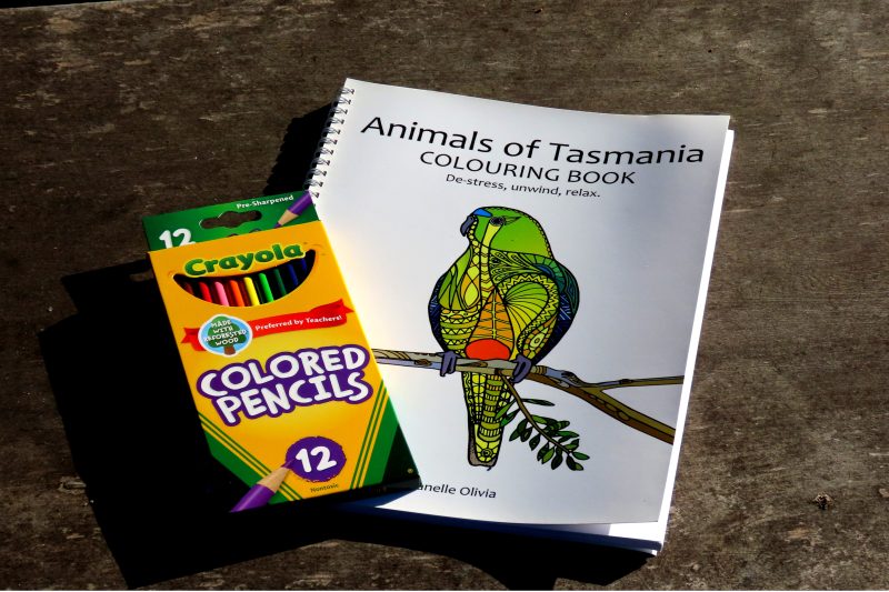 Animals of Tasmania Colouring Book