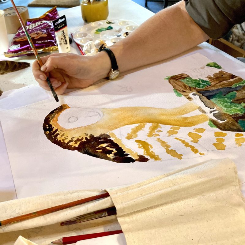Painting an Owl Workshop Gift Voucher